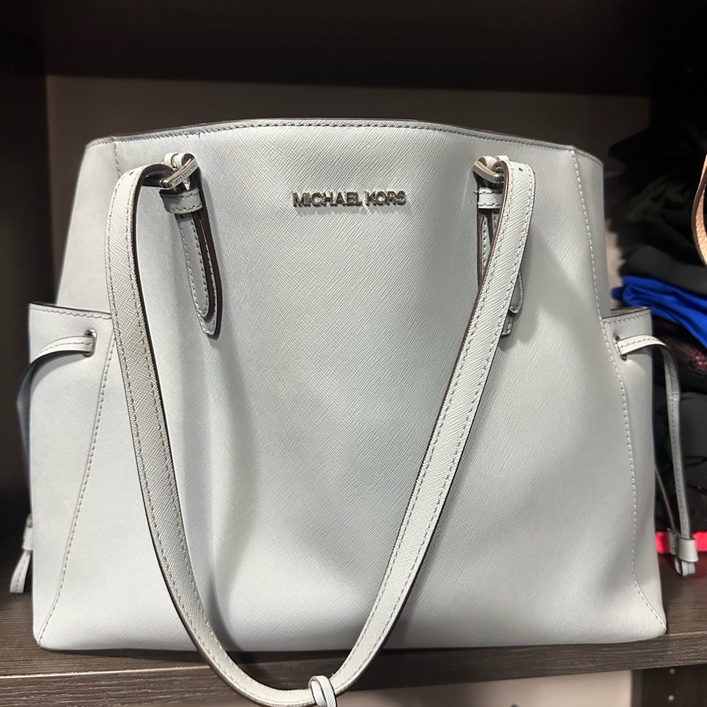Michael Kors Light Blue Tote Bag
